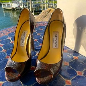 Jimmy Choo Eel patent leather pumps 5.5